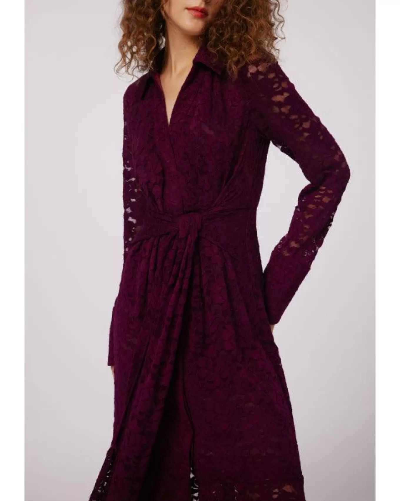 diane_von_furstenberg_regent_lace_midi_dress_3.webp Regent Lace Midi Dress<Diane Von Furstenberg Outlet