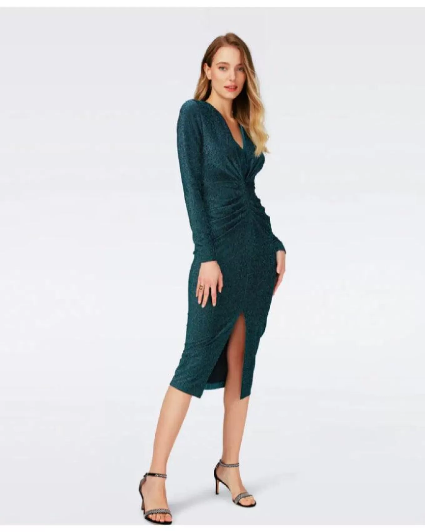 DVF Hades Metallic Dress<Diane Von Furstenberg Discount