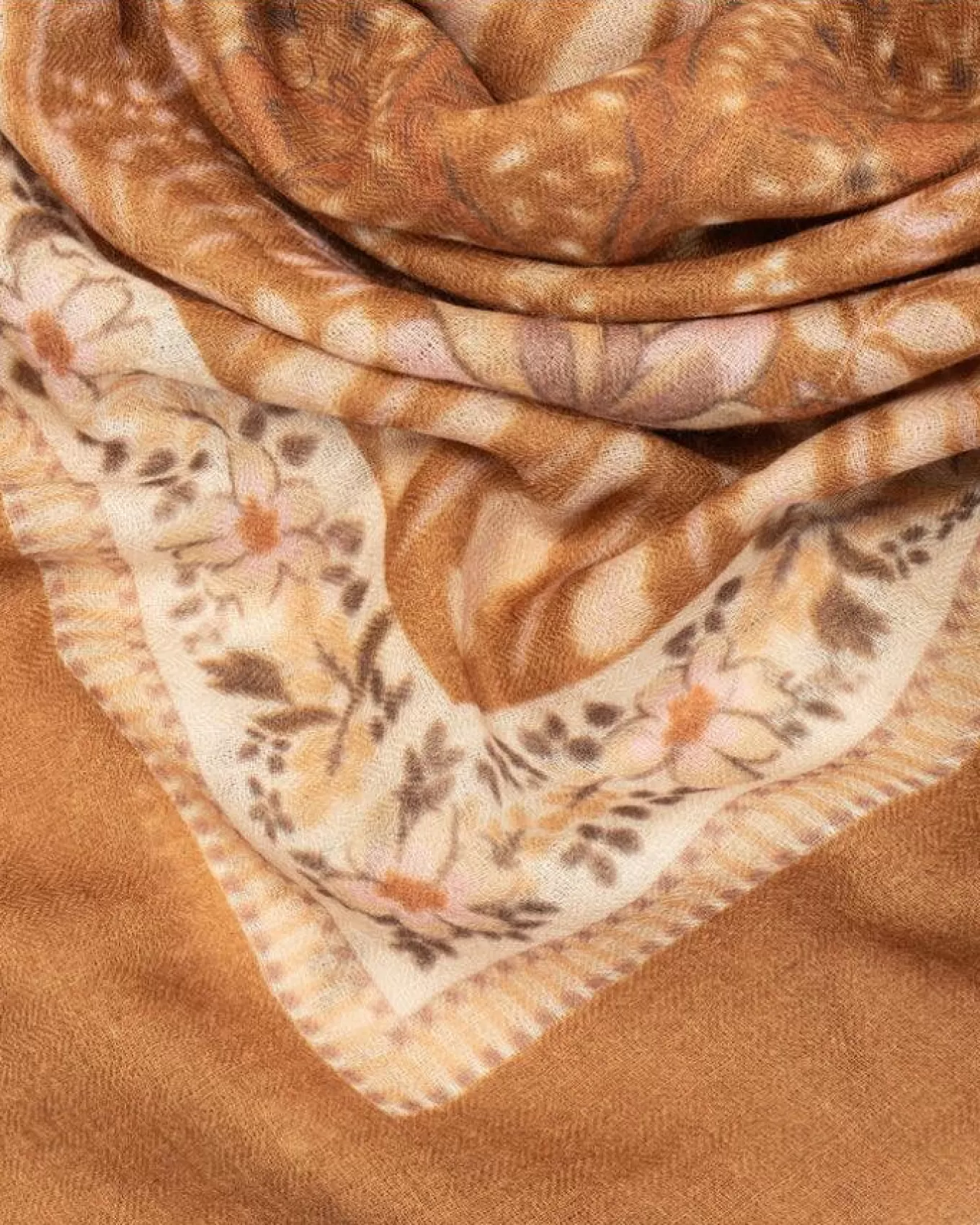 Vintage Floral Charm Square Scarf<Echo Best Sale