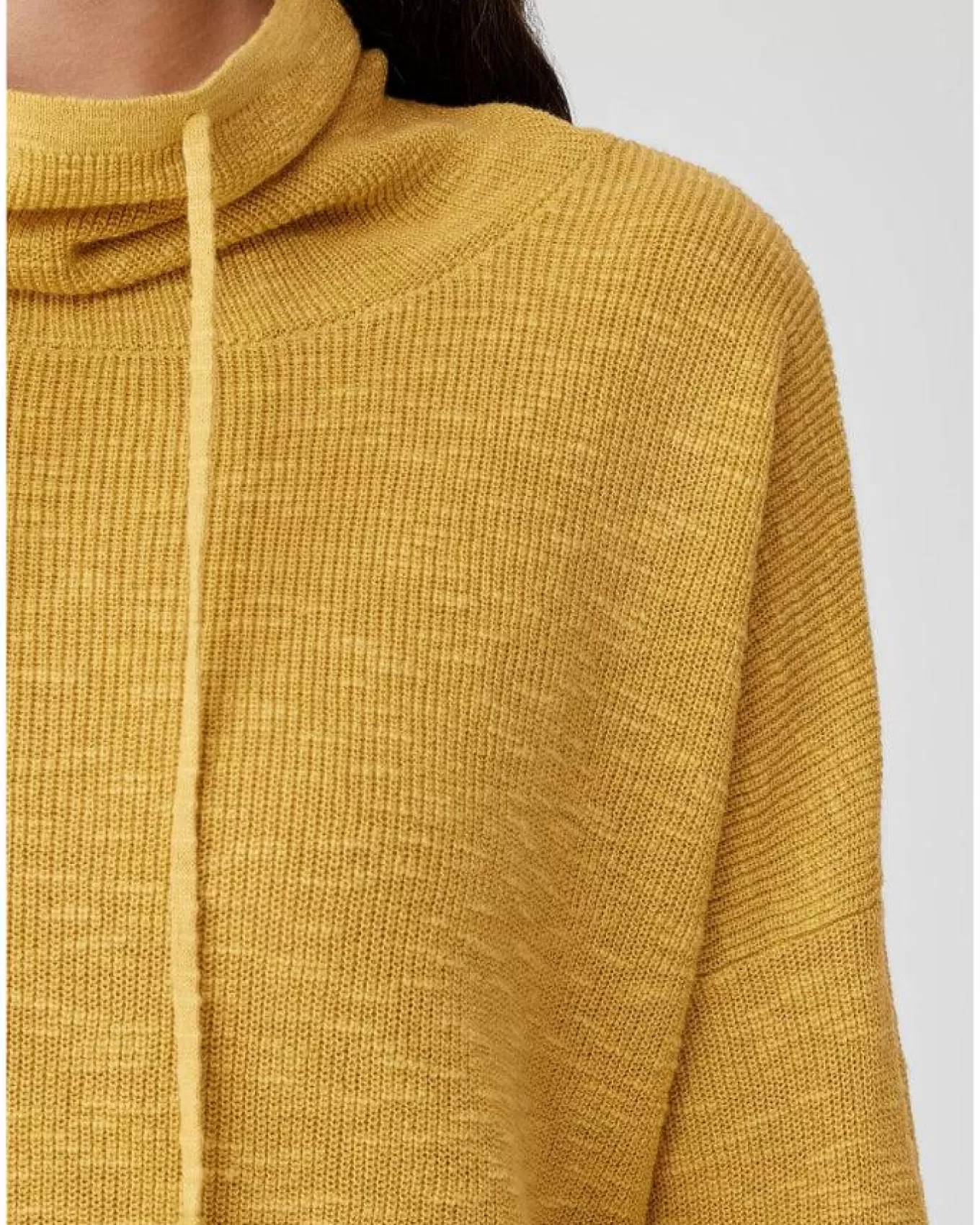 Organic Linen Cotton Slub Funnel Neck Top<Eileen Fisher Clearance
