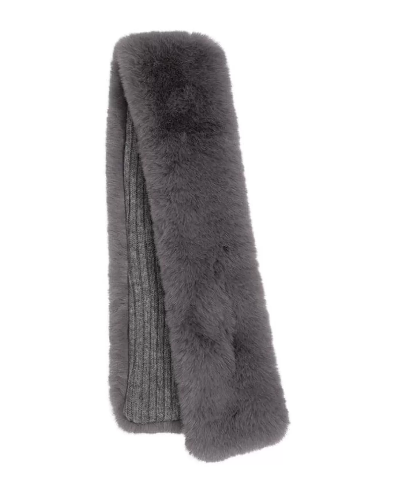 faux_fur_pull_through_scarf_4.webp Faux Fur Pull Through Scarf<Echo Outlet
