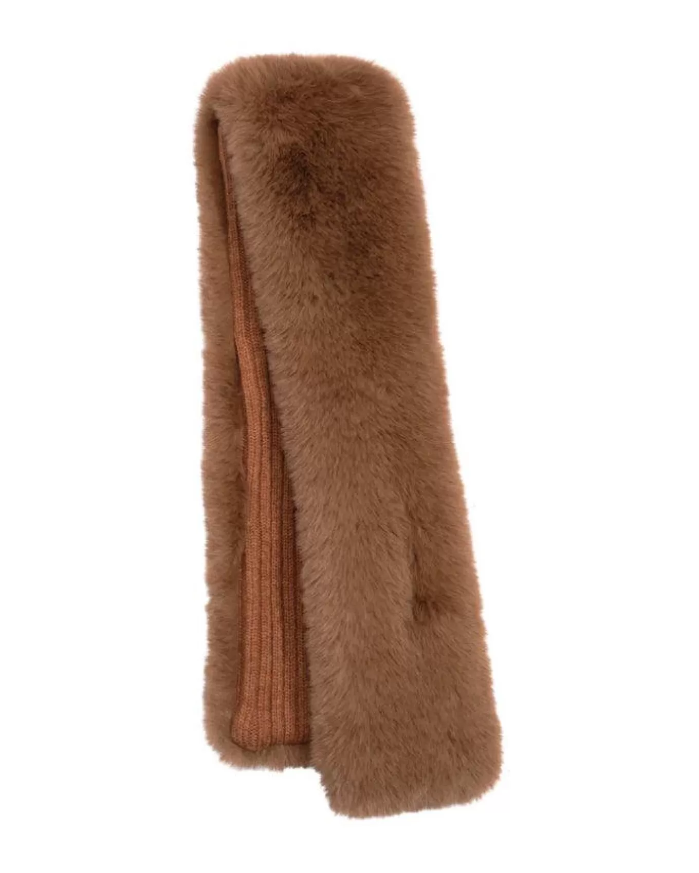 faux_fur_pull_through_scarf_7.webp Faux Fur Pull Through Scarf<Echo Outlet
