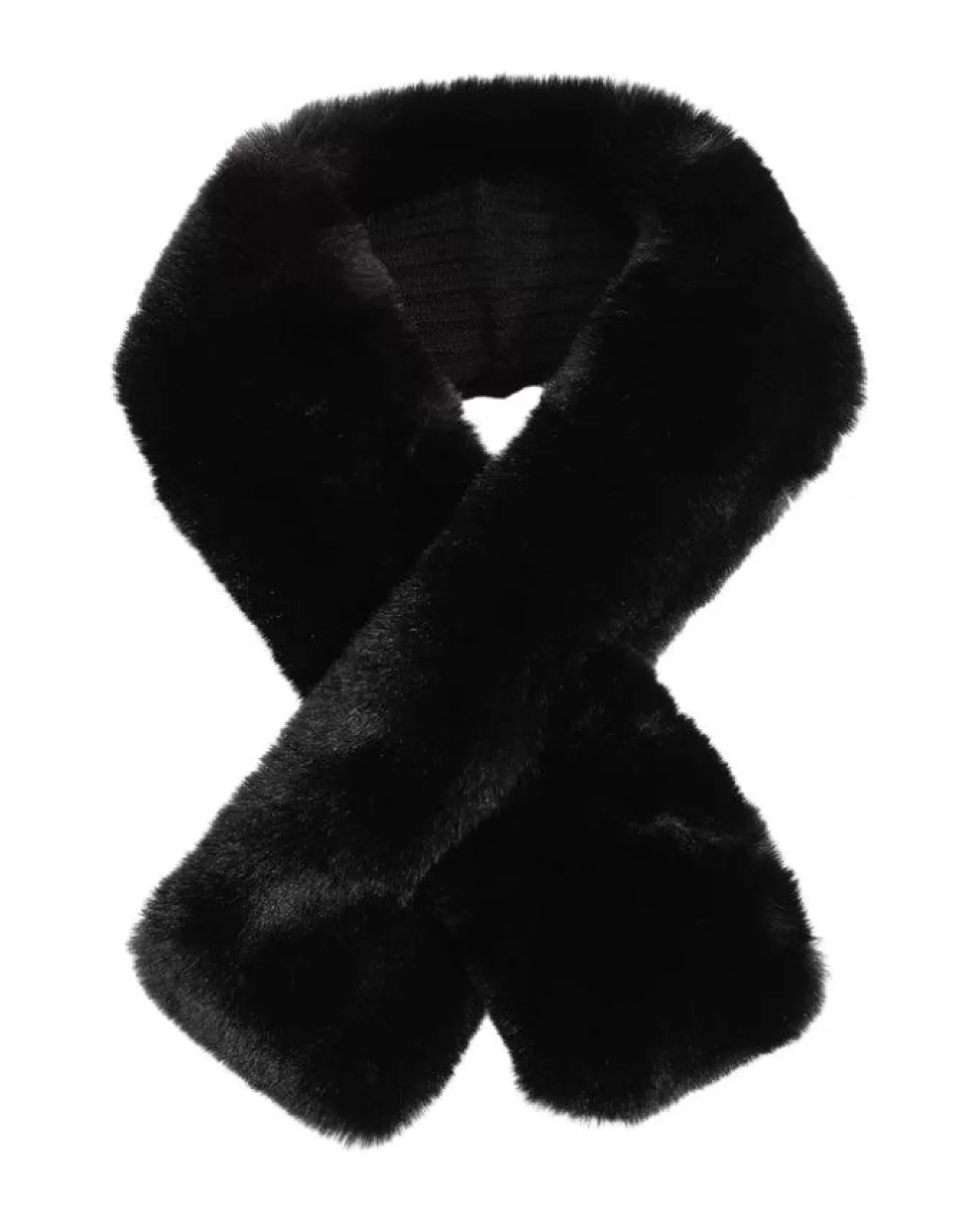faux_fur_pull_through_scarf_9.webp Faux Fur Pull Through Scarf<Echo Outlet