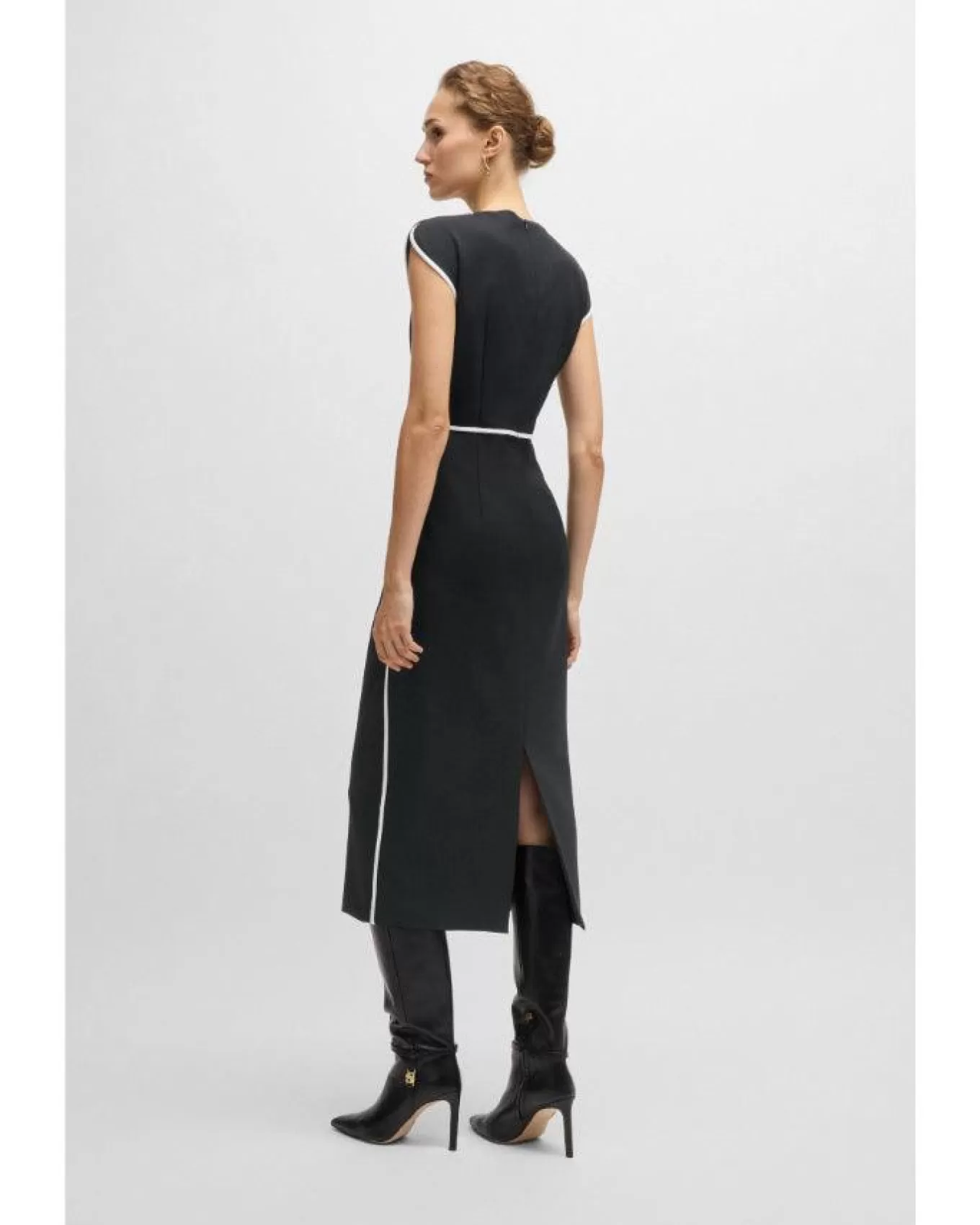 hugo_detira_sleeveless_dress_3.webp Detira Sleeveless Dress<Hugo Sale