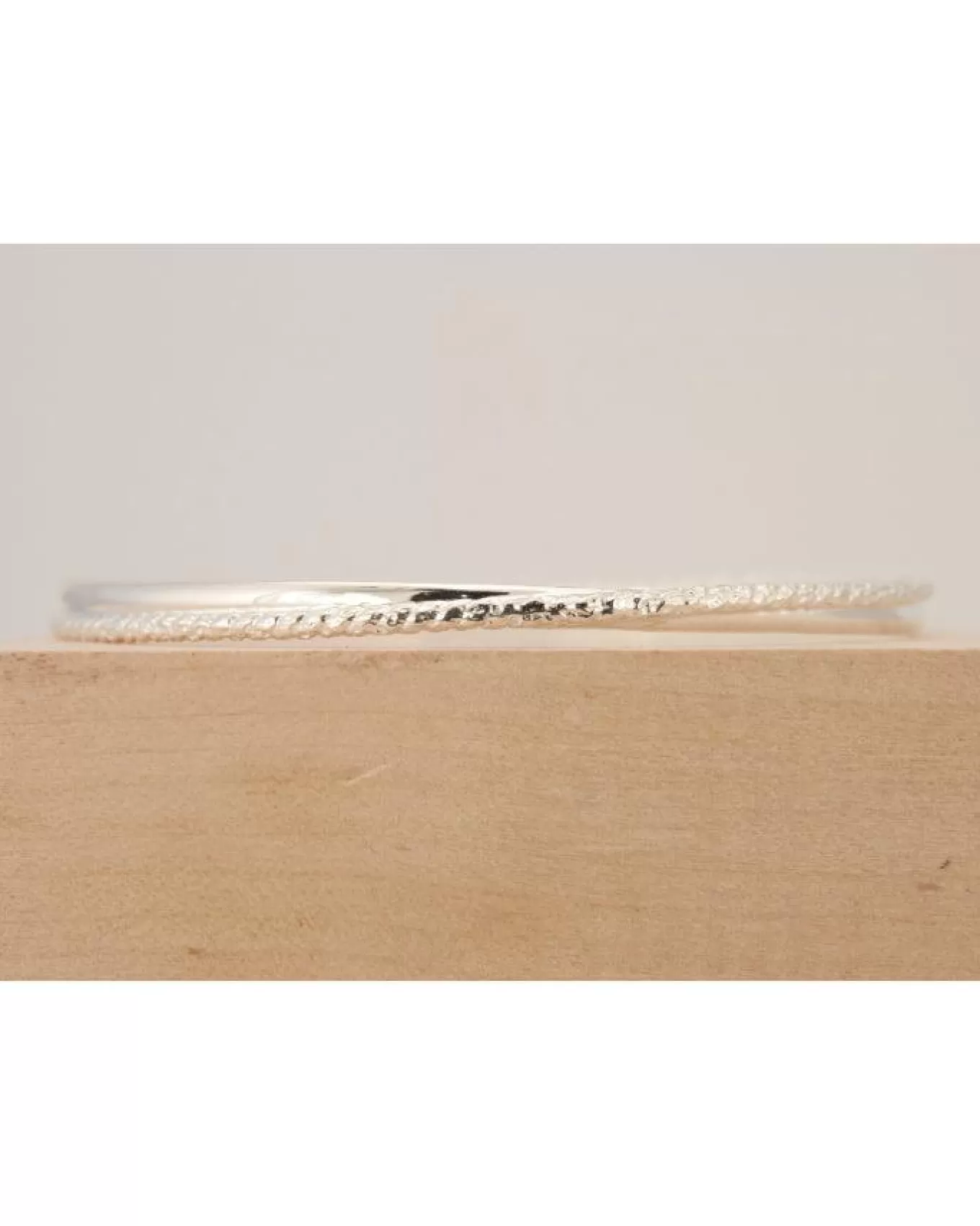 Silver Grecian Twist Bangle<Karyn Chopik New