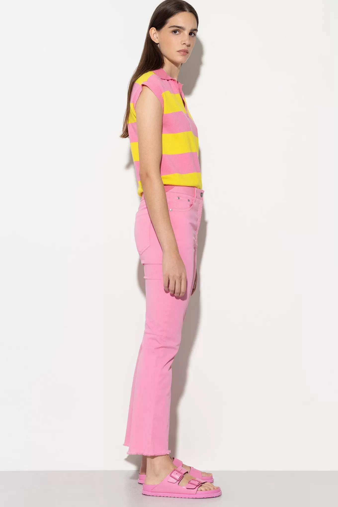 Baby Flare Color Denim<Luisa Cerano Clearance