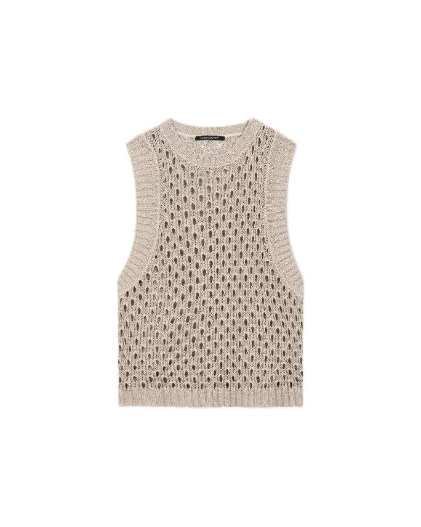 Mesh Look Tank Top<Luisa Cerano Cheap