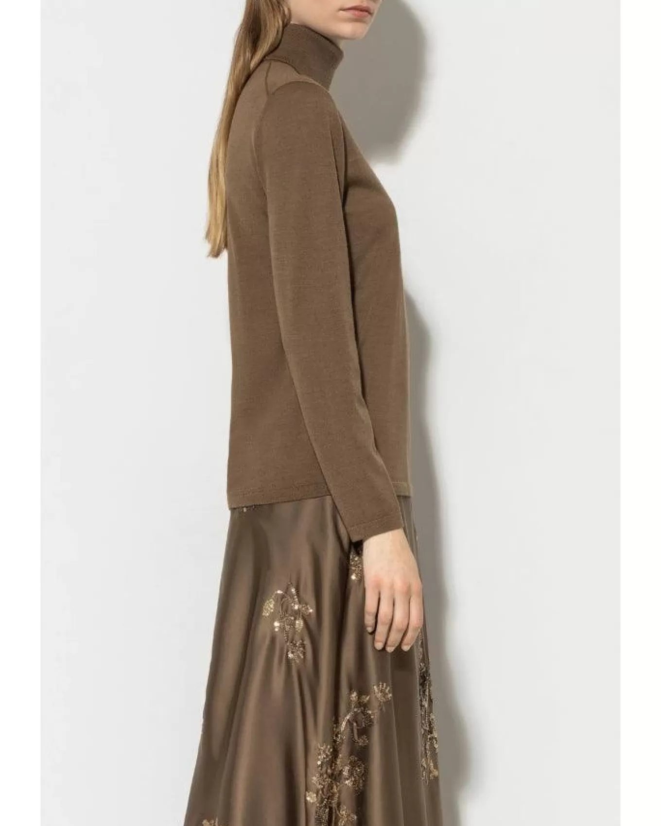 luisa_cerano_silk_blend_turtleneck_sweater_12.webp Silk Blend Turtleneck Sweater<Luisa Cerano Cheap