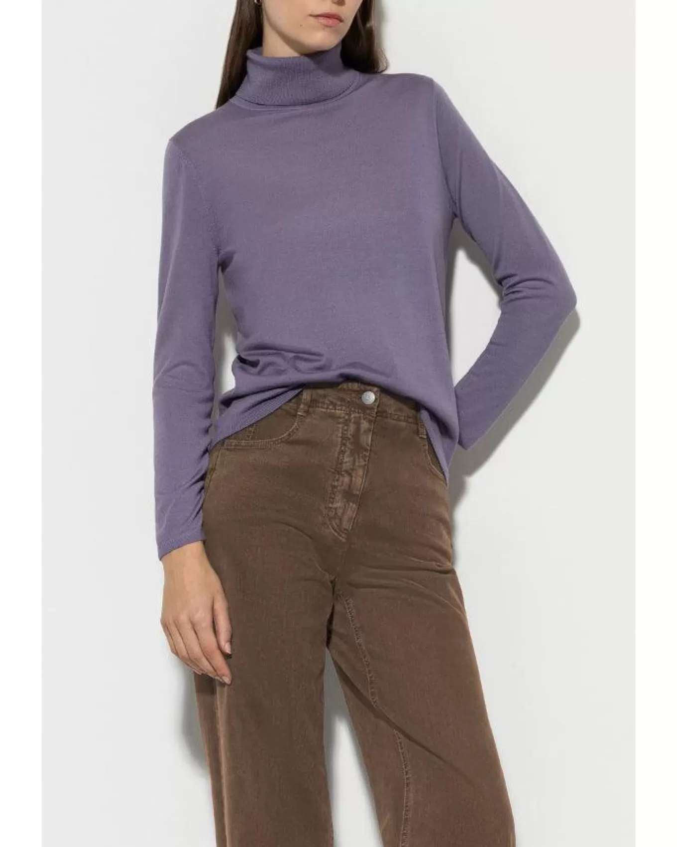 luisa_cerano_silk_blend_turtleneck_sweater_6.webp Silk Blend Turtleneck Sweater<Luisa Cerano Cheap