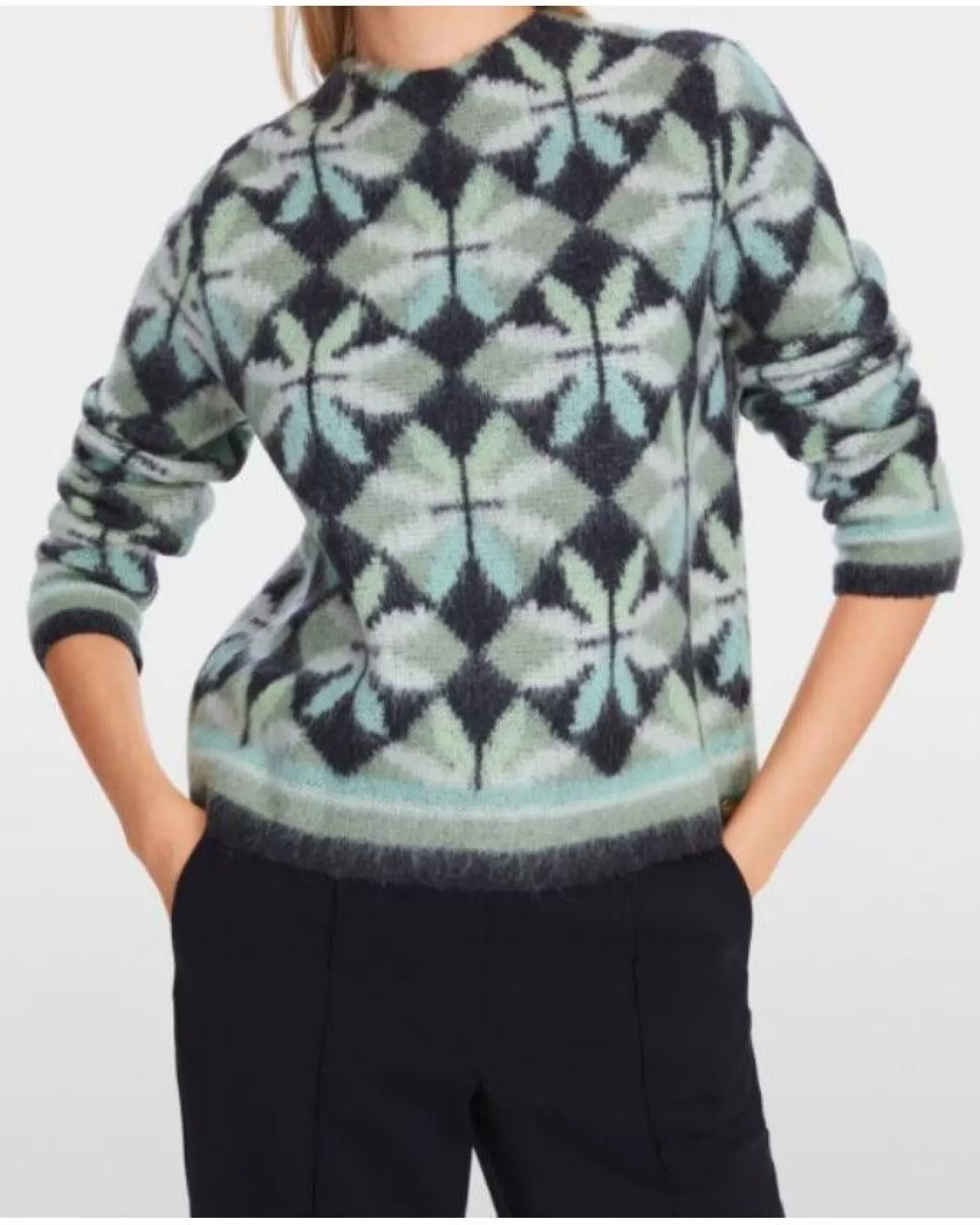 marc_cain_alpaca_blend_print_sweater_2.webp Alpaca Blend Print Sweater<Marc Cain Best