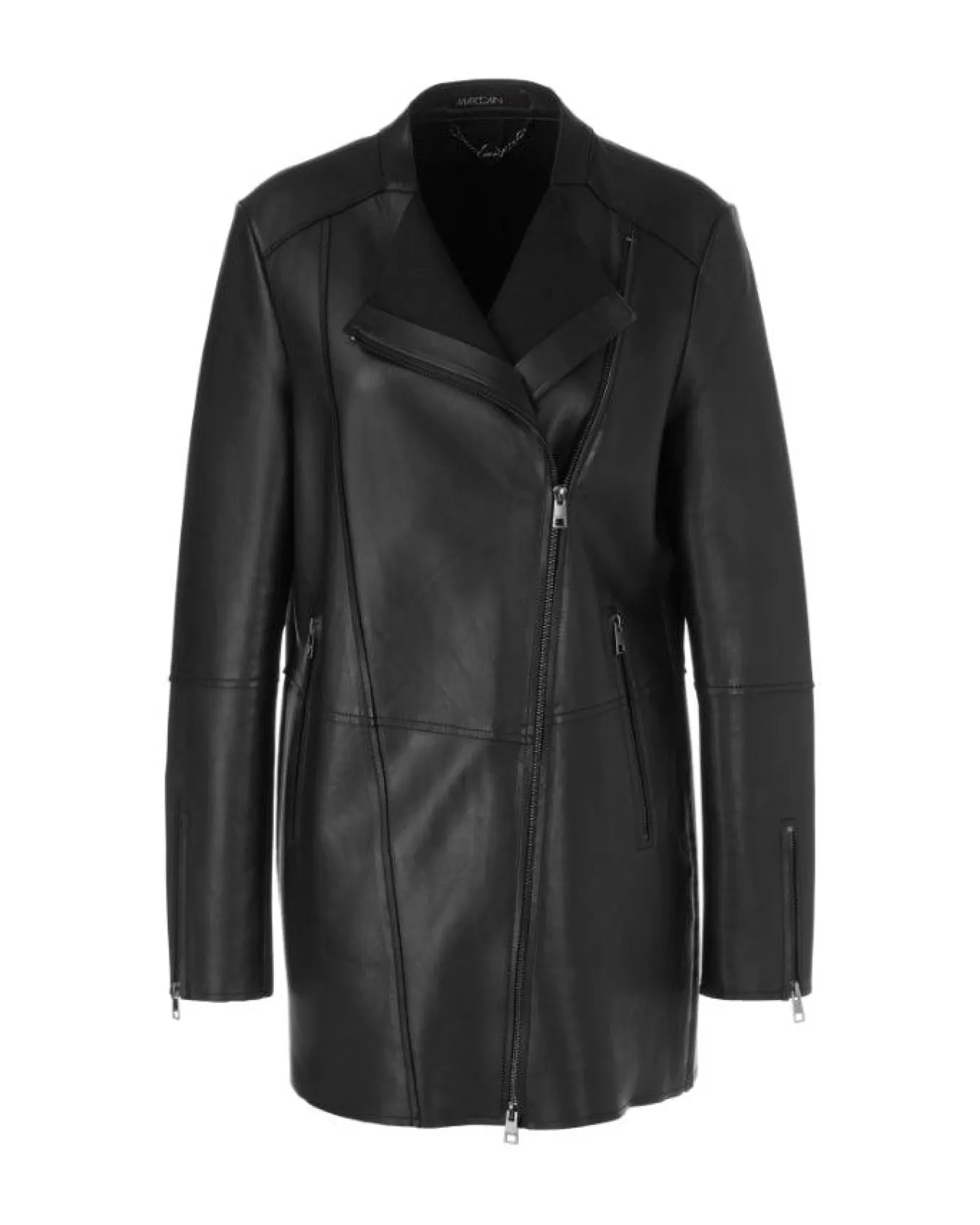 Leather Hip Length Jacket<Marc Cain Cheap