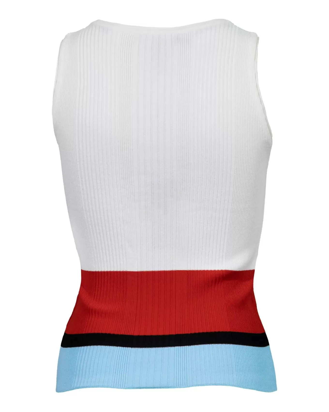 Ribbed Knit Non Wool Colorblock Shell<Marc Cain Store