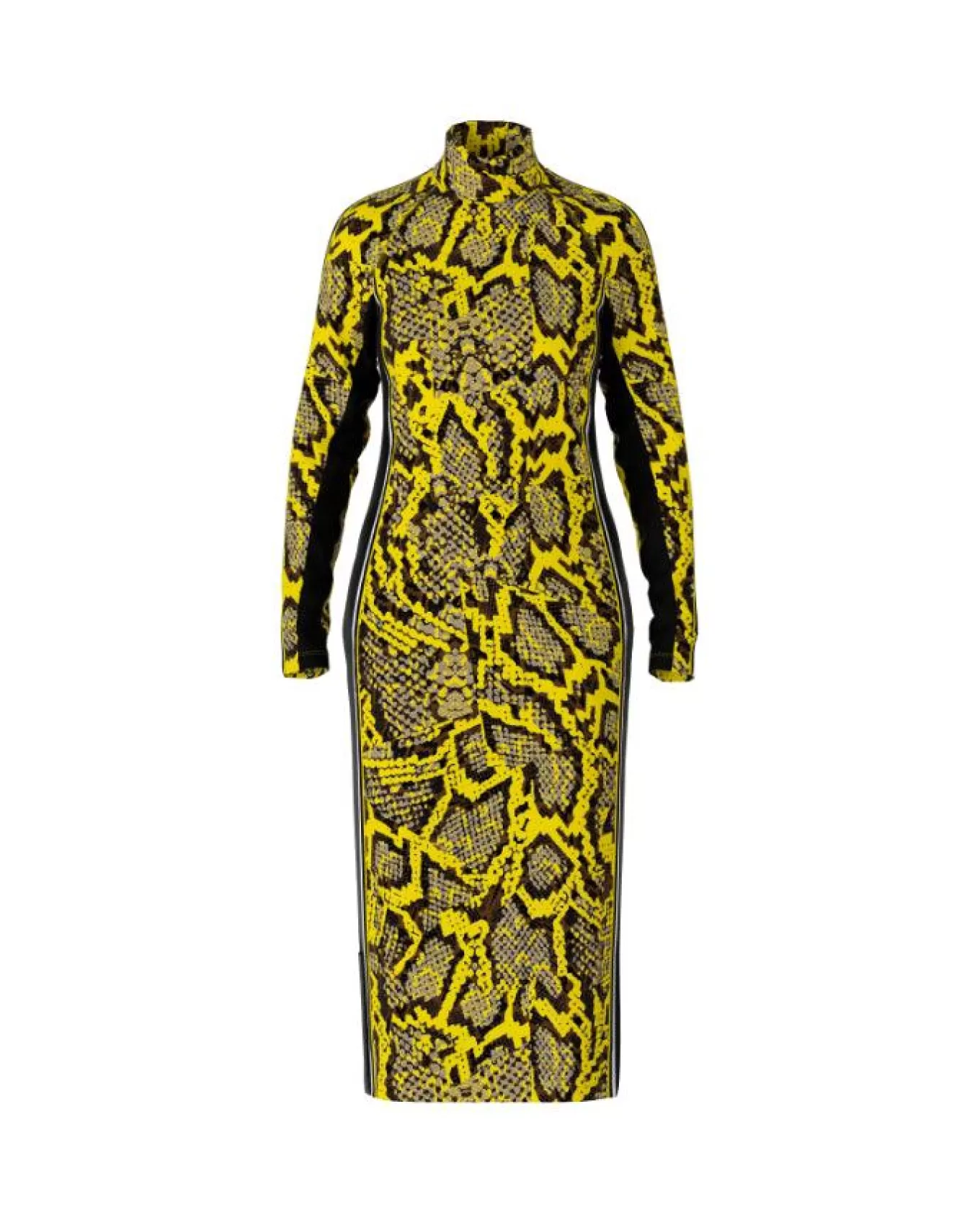 Snaky Croc Print Fitted Dress<Marc Cain Outlet