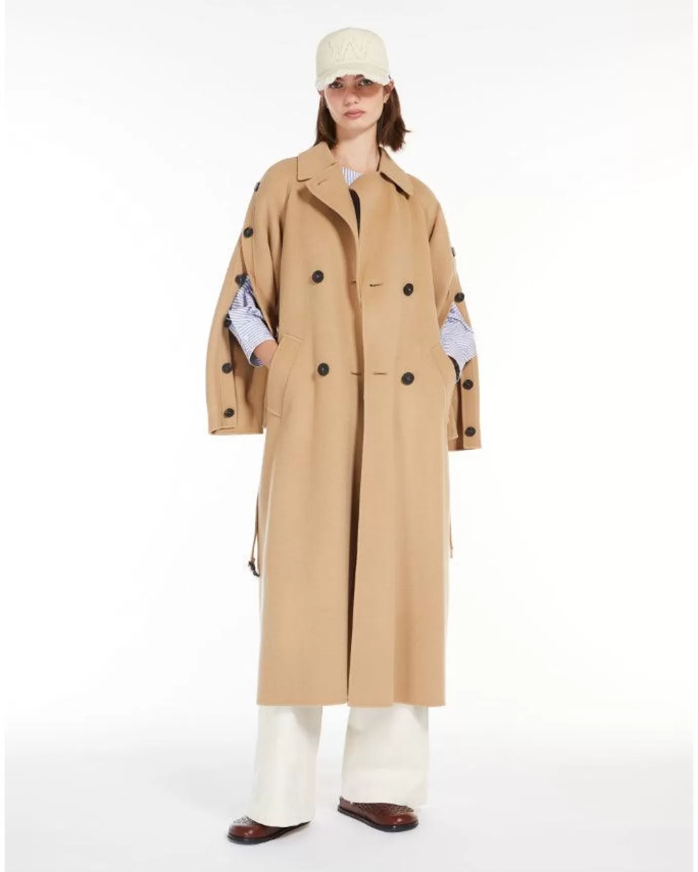 max_mara_weekend_natale_wool_trench_coat_3.webp Natale Wool Trench Coat<Max Mara Weekend Cheap