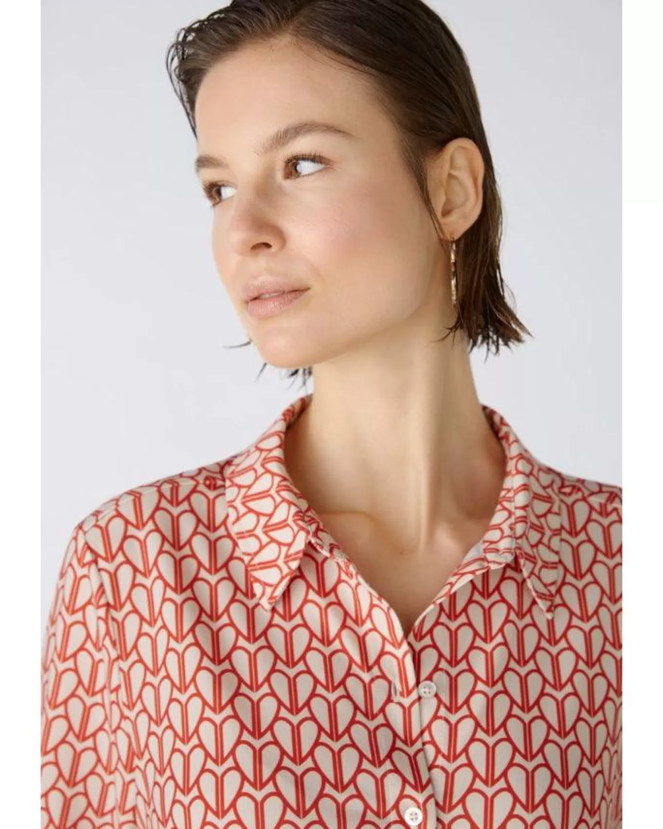 oui_heart_print_blouse_4.webp Heart Print Blouse<OUI Clearance