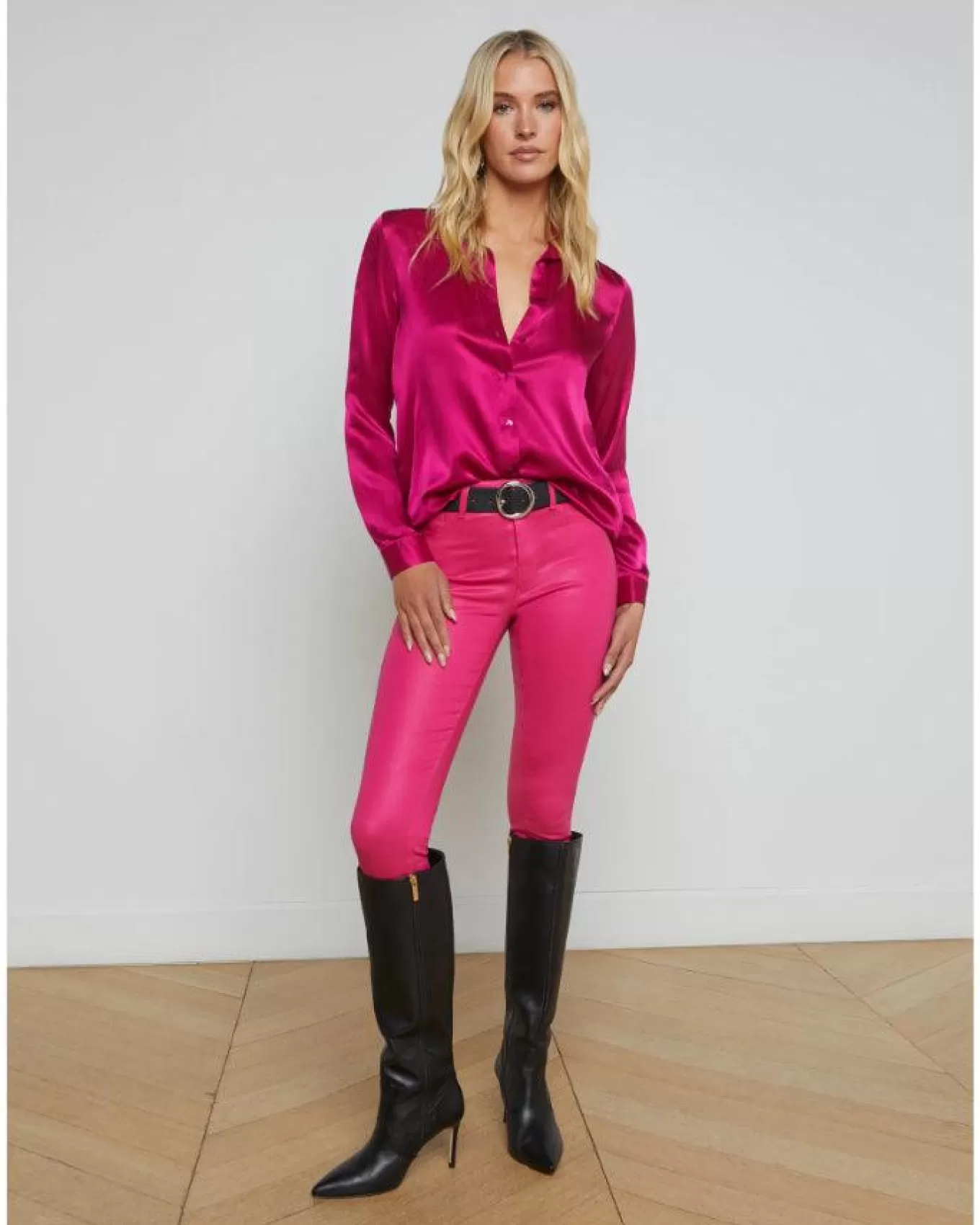 tyler_ruby_silk_blouse_4.webp Tyler Silk Blouse<L'Agence Fashion