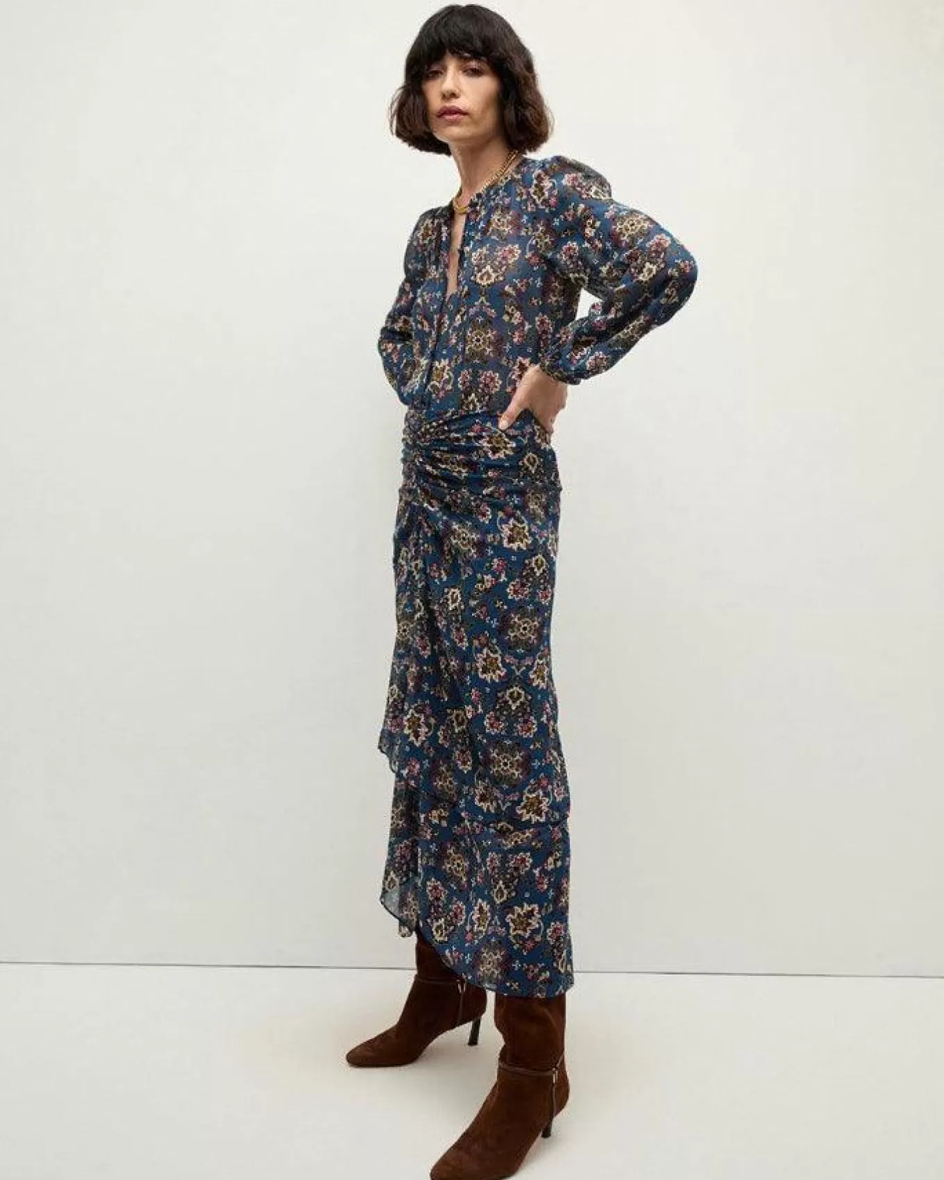 veronica_beard_ashlynn_blouse_6.webp Ashlynn Blouse<Veronica Beard Outlet