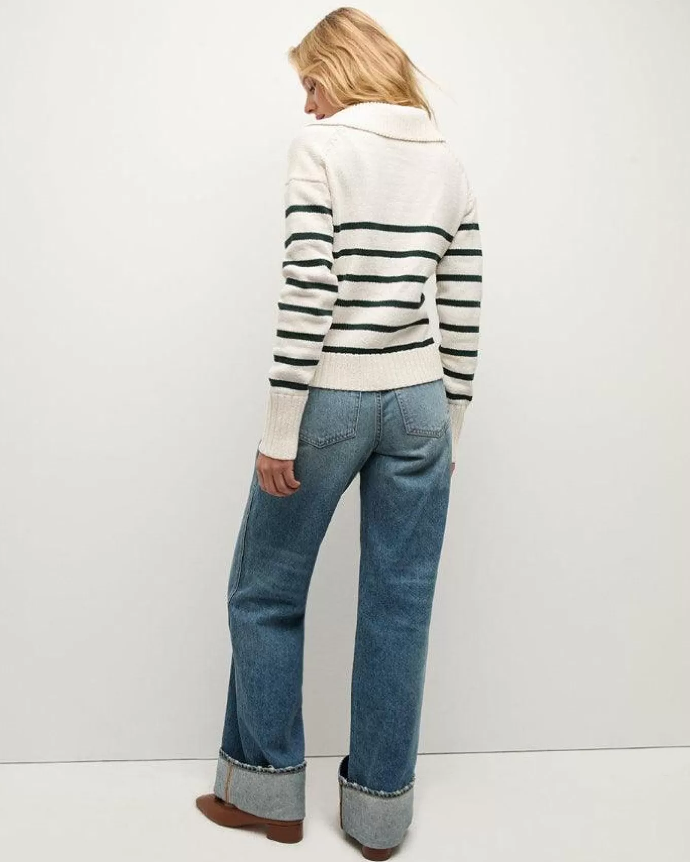 veronica_beard_jovie_stripe_pullover_5.webp Jovie Stripe Pullover<Veronica Beard Shop