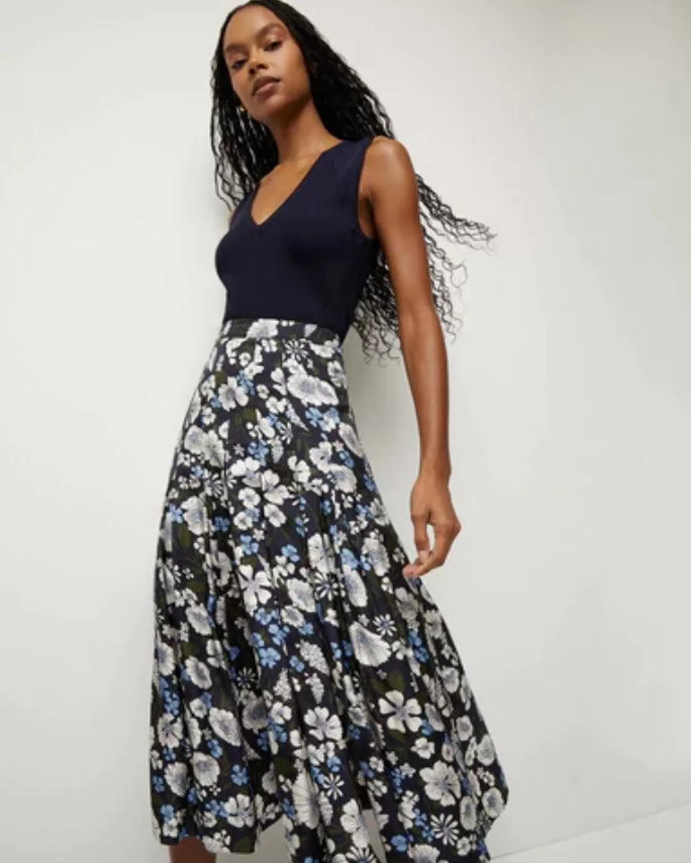 Norris Floral Skirt<Veronica Beard Cheap