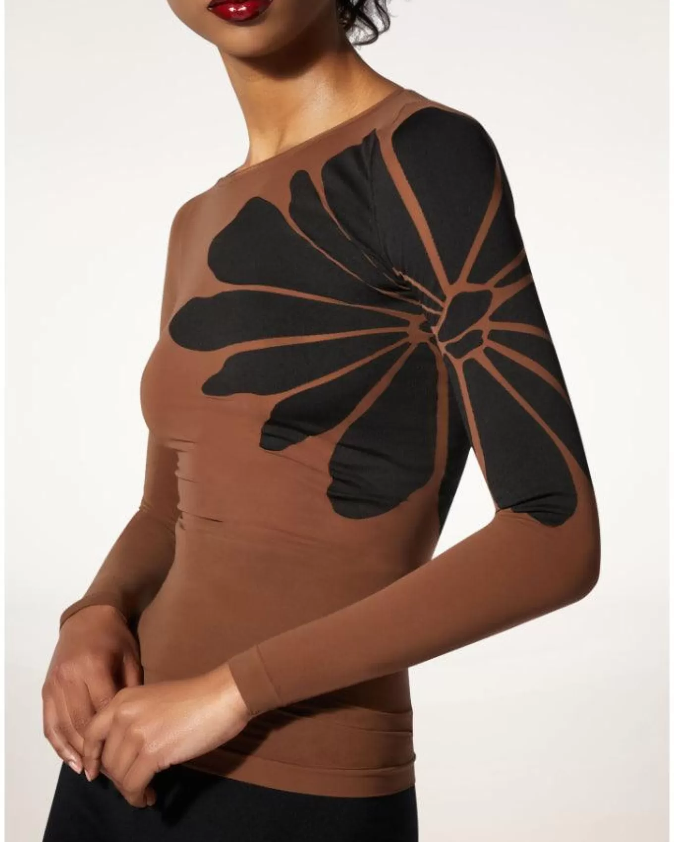 wolford_body_tattoo_long_sleeve_top_4.webp Body Tattoo Long Sleeve Top<Wolford Outlet